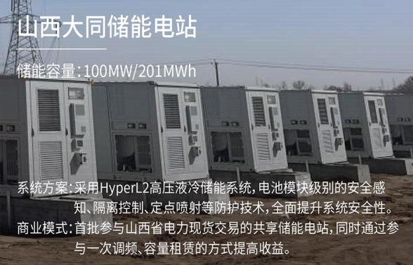 山西大同儲(chǔ)能電站